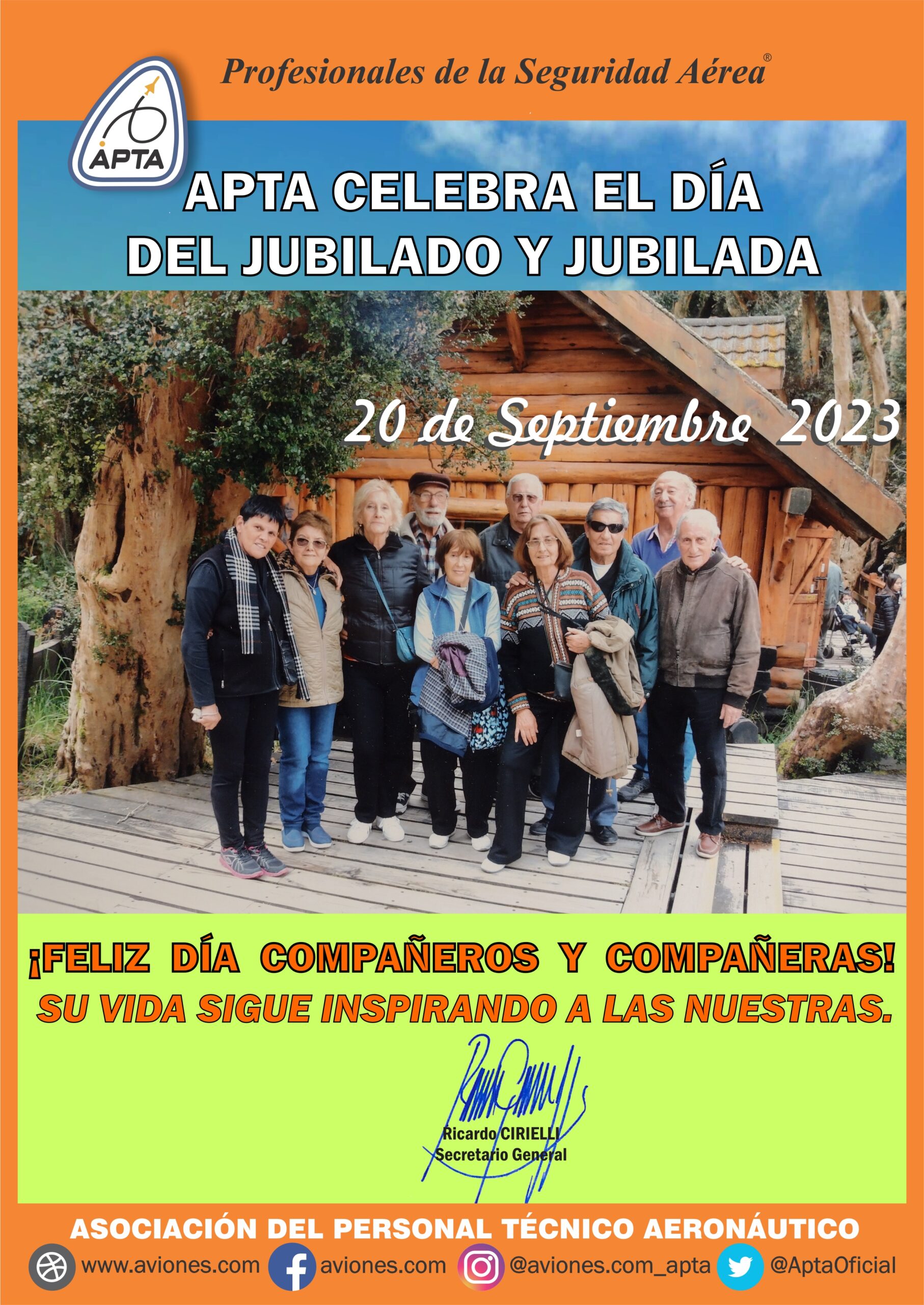 20 de Septiembre: APTA celebra el día del Jubilado y Jubilada – Aviones.com